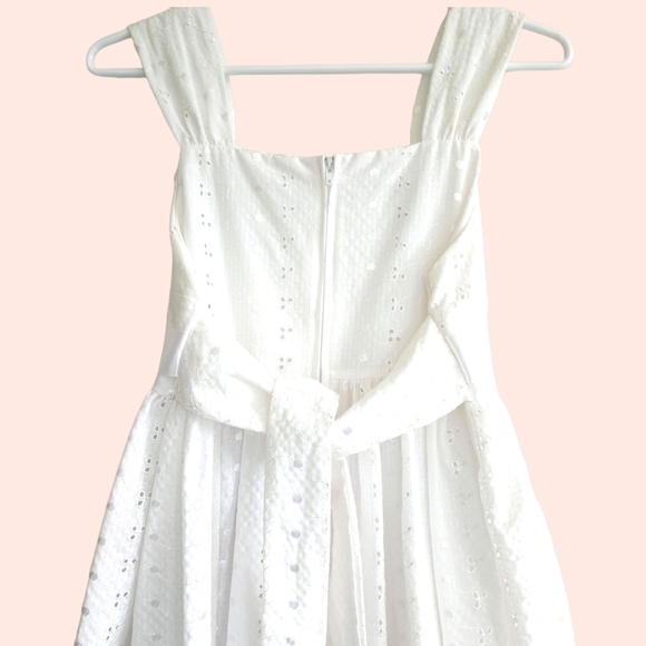 BONNIE Jean White Eyelet Dress - Picture 6 of 10